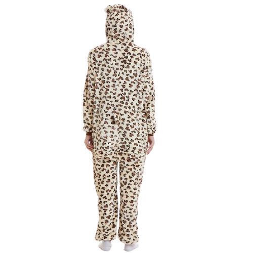 pigiama intero leopardo