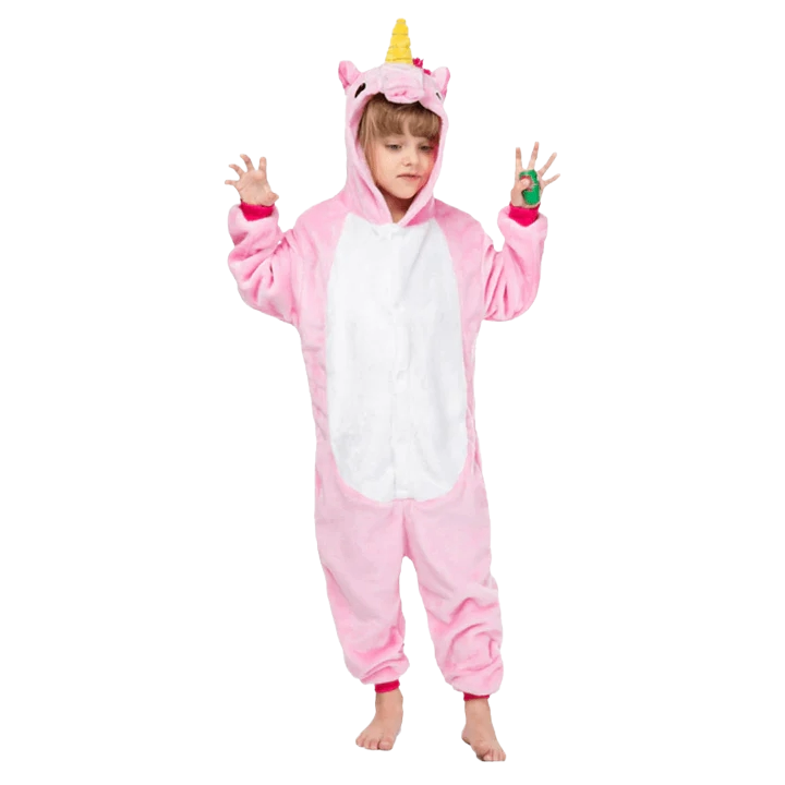 pigiama unicorno rosa bambina
